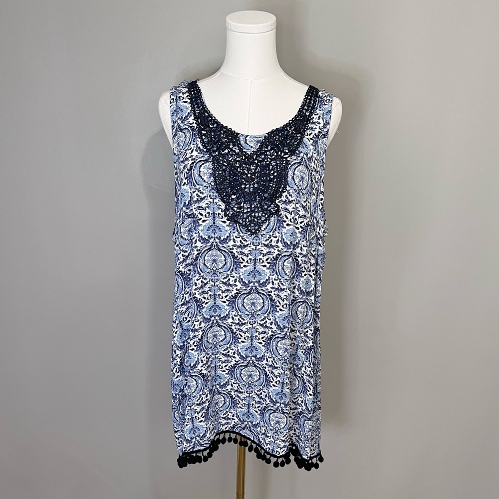 One World Live and Let Live Beach Cover Up Size 1X